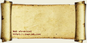 Žanka Tanasković vizit kartica